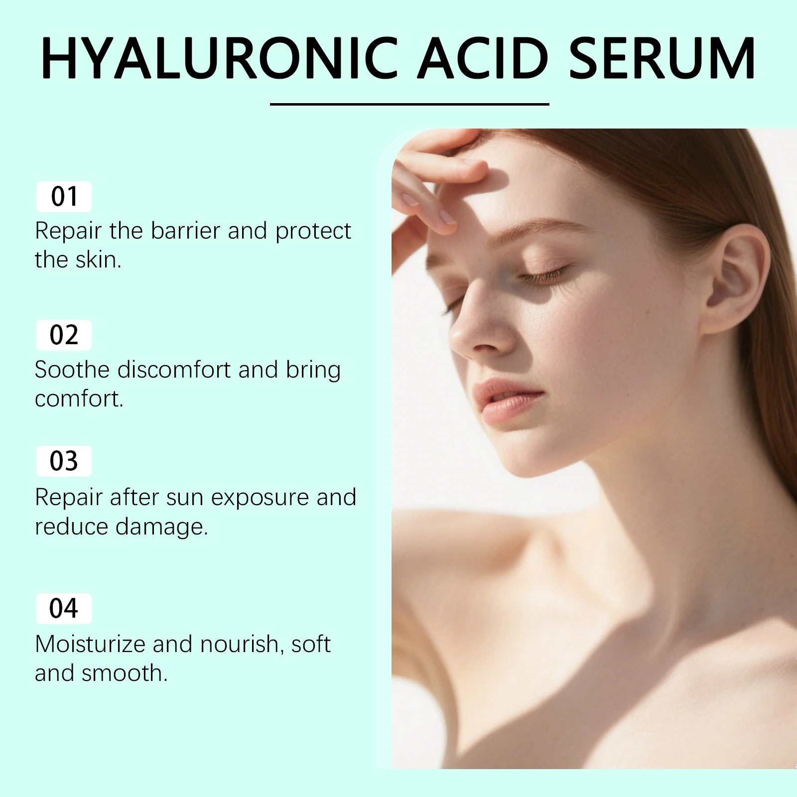 Hoygi Hyaluronic Acid Facial Essence – Hydrate & Soothe Skin Hyaluronic Acid Serum Zpaxo