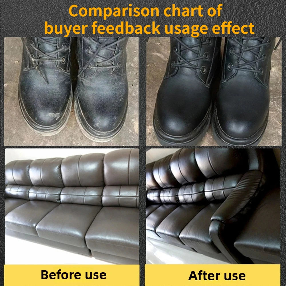 50g/100g Leather Sofa Cleaner and Polish Care Balm for Shoes,luxury Leather Bag Care Salve Restorer Cleaning Products Zpaxo