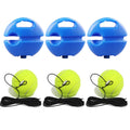 Heavy Duty Tennis Training Aids Base With Elastic Rope Ball Practice Self-Duty Rebound Tennis Trainer Partner Sparring Device Zpaxo 3 Base 3 Ball