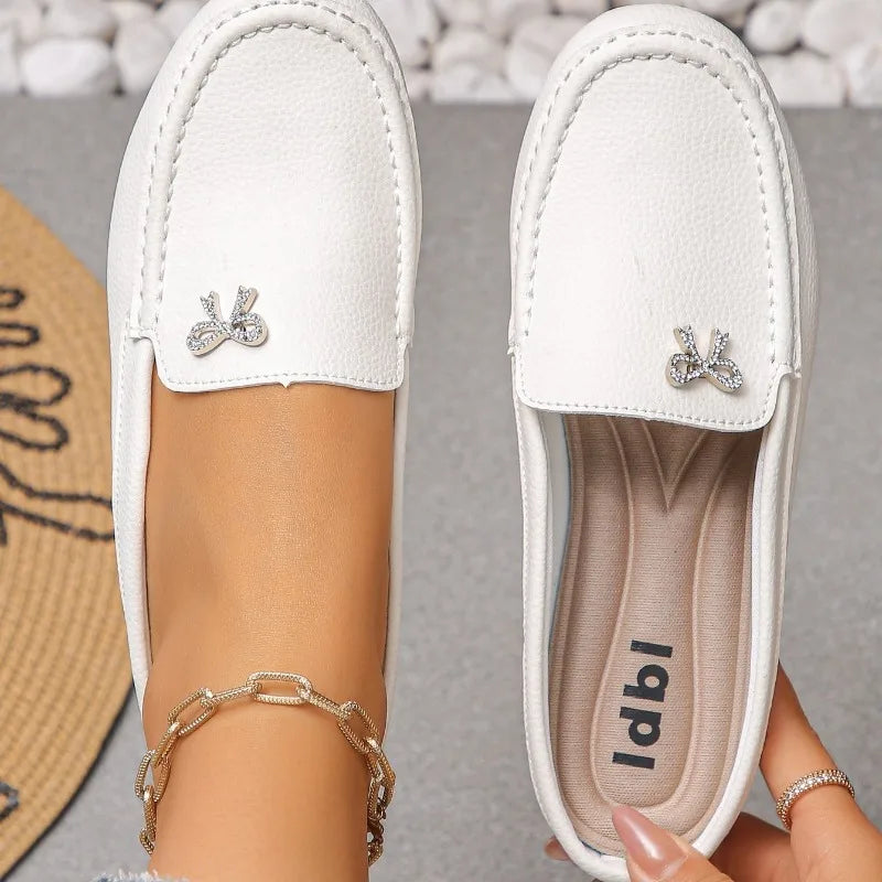 2026 Women Flats Comfortable Casual Half Slippers Women's Lightweight Zpaxo