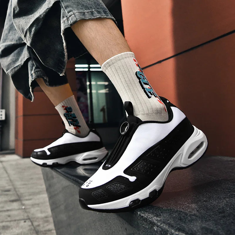 Men's Casual Sneakers Luxury Trainer Shoes Breathable Race Running