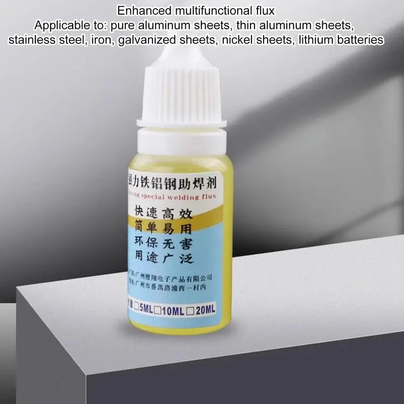 Soldering Flux Liquid Electronics Paste No Clean Pure Aluminum