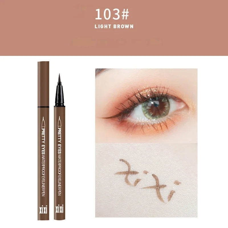 Professional Fast Dry Smooth Waterproof Eyeliner Pencils Eyes Brown Zpaxo 103