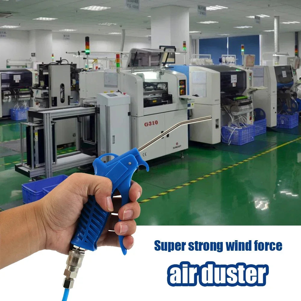 Air Duster Blow Gun Set Pneumatic Combination Dust Blowing Gun Kit Plastic Air Pipe Portable Dust Removal Tool Clean Equipment Zpaxo