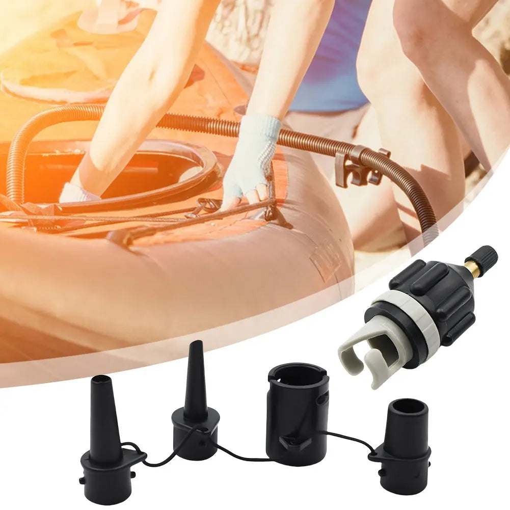 Air Valve Adaptor SUP Board Inflatable Pump Adapter Paddle Boat Kayak