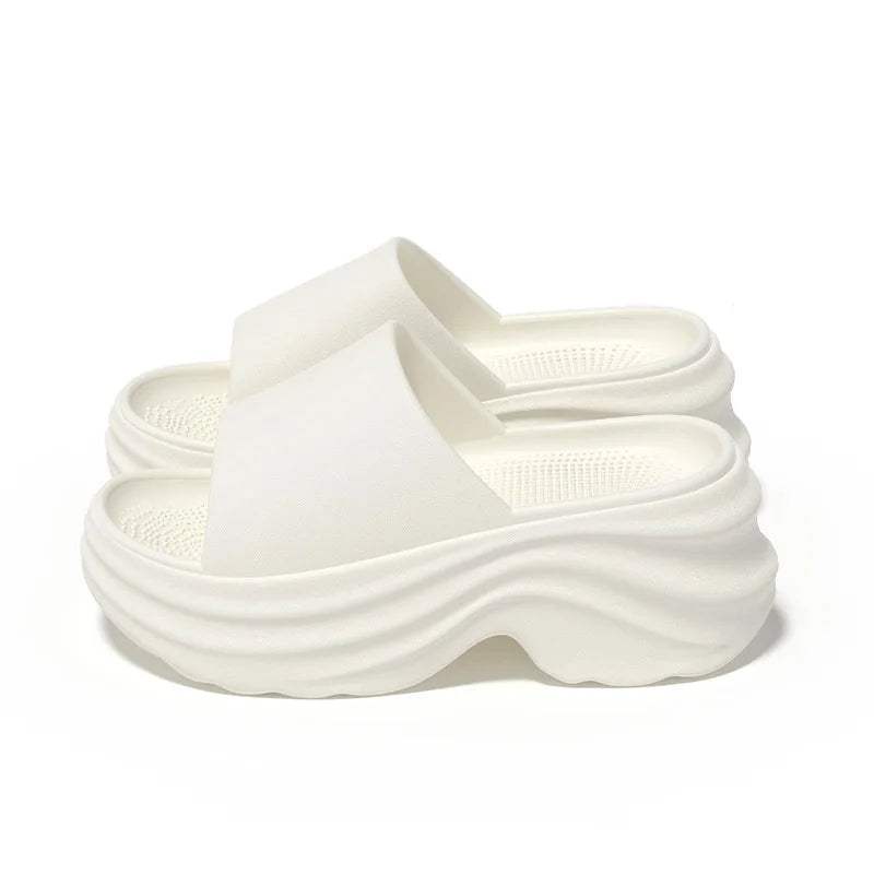 Women's EVA Platform Slippers Women Thick Sole Non Slip Beach Slides