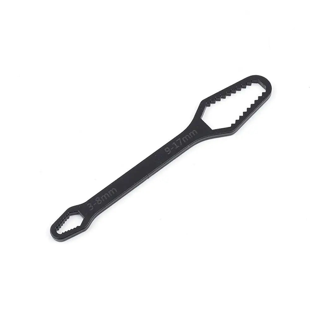 Universal Self-Tightening Adjustable Wrench 8–24mm Hand Tool Adjustable Wrench Zpaxo A 3to17mm Short