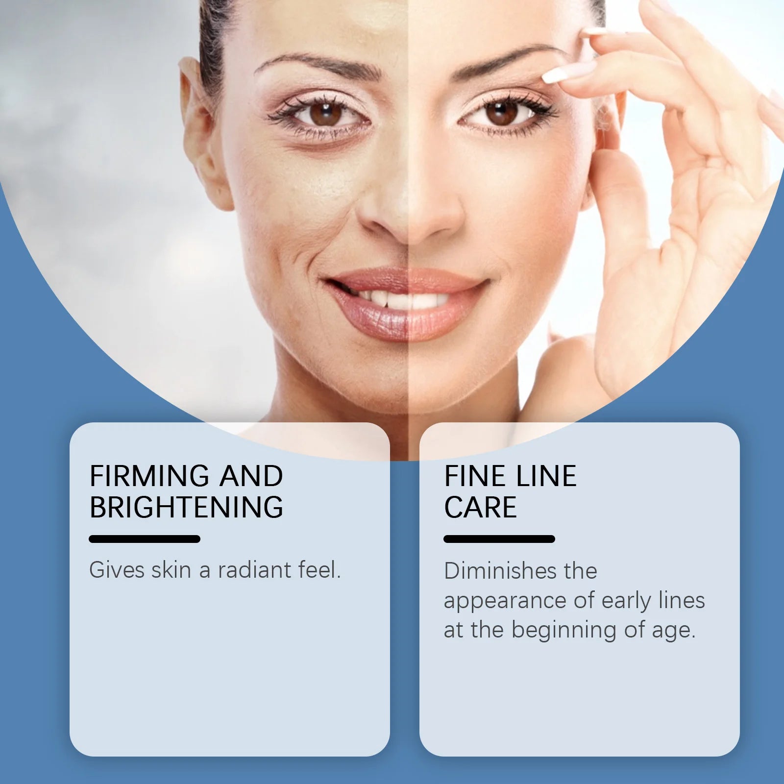 Collagen Firming Face Serum Anti-Wrinkle Hydrating Fade Fine Lines Lifting Tightening Smoothing Brightening Retinol Serum Zpaxo