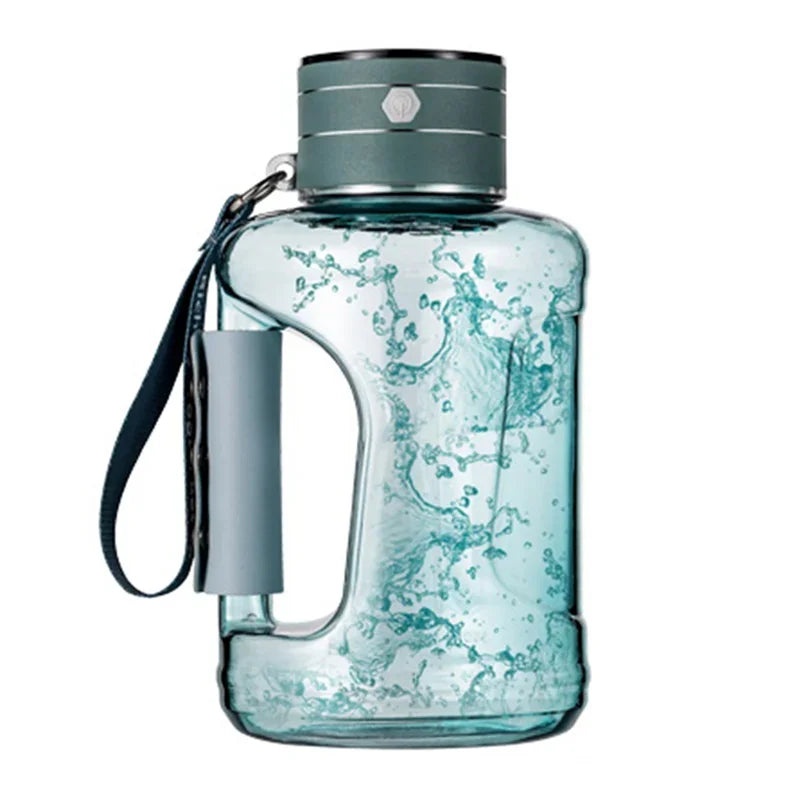 1.5L Portable Hydrogen Water Bottle Hydrogen-Rich Water Container Gym Sports Fitness Hydrogen-Rich Sports Bottle Water Kettle Zpaxo green