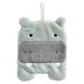 Absorbent Hand Towel Children's Cartoon Animals Dishcloth Elephant