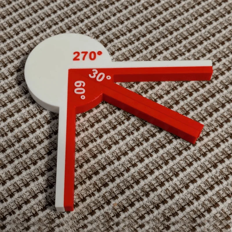 1 set teaching tools, math supplies, angle tools, geometric angle display tools, math teaching aids, learning tools Zpaxo
