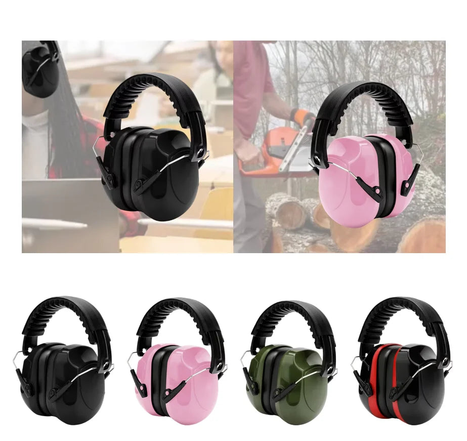 Anti-noise Earmuffs Adjustable Ear Protector Hearing Headphones Zpaxo