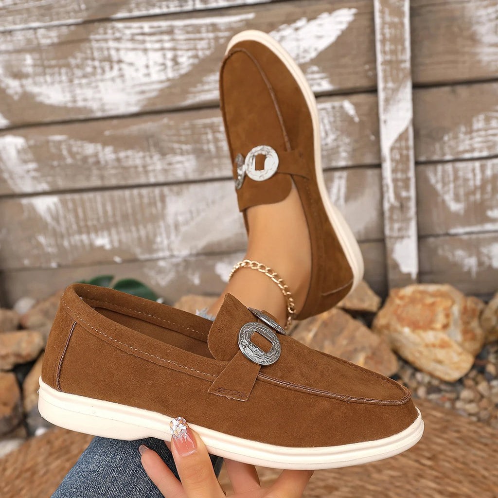 Women Loafers 2025 new Slip on Flats Shoes Ladies Brand Spring Autumn Casual Flat Shoes Plus Size Comfortable Sneakers Women Zpaxo