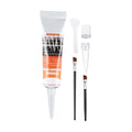 Dishwasher Basket Repair Kit 50ml Coating Long-Lasting Gel with 2 Brushes Dishwasher Rack Repair Adhesive for Kitchen Home Ovens Zpaxo White