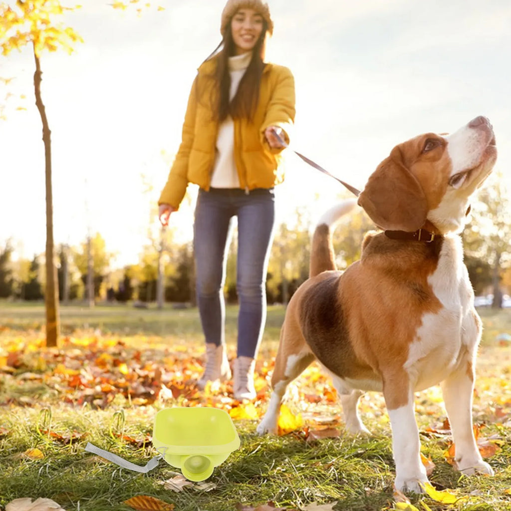 Pet Water Bowl Outdoor Portable ABS Material Easy Clean Dog Bottle