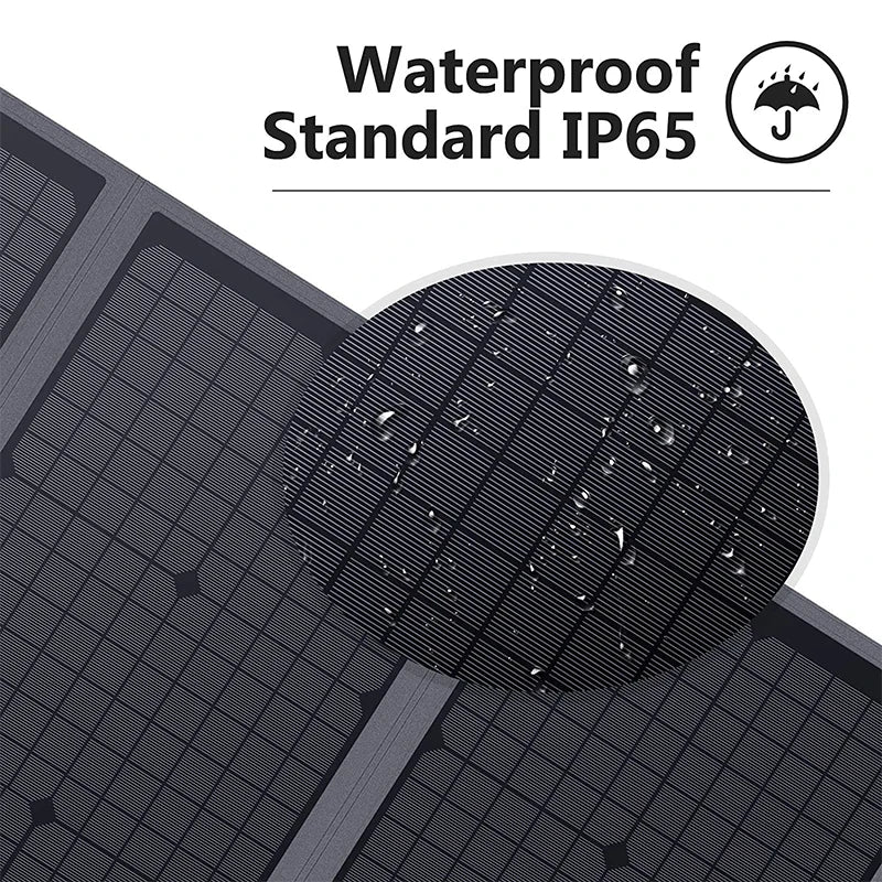100W Solar Panels Portable Charger 19 6V 8 88A Adjustable Bracket