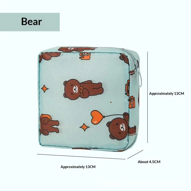 CMWomen Sanitary Napkin Tampon Storage Bag Portable Waterproof Zpaxo D