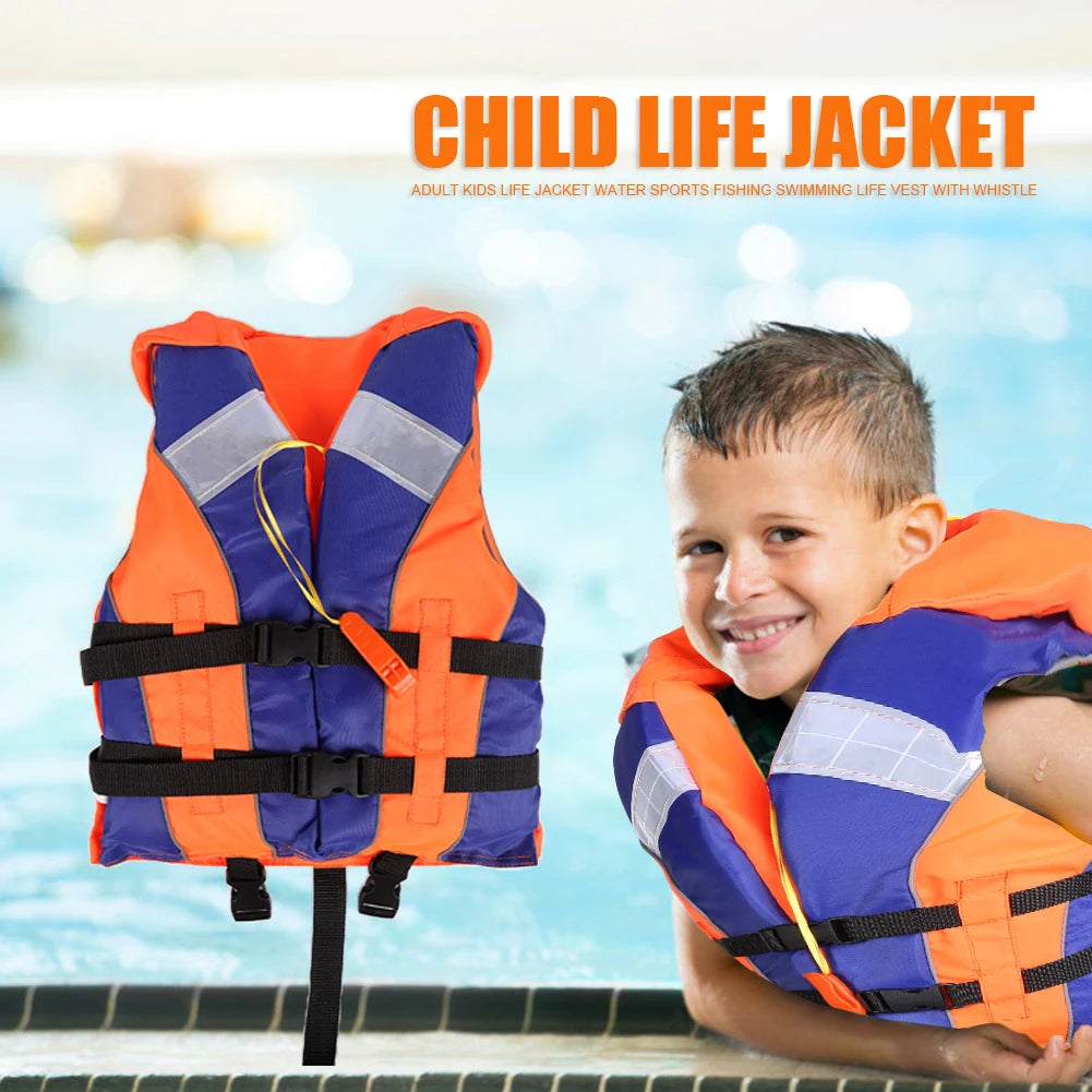 Kids Life Vest Water Sport Swim Swimsuit Children Swimming Aid