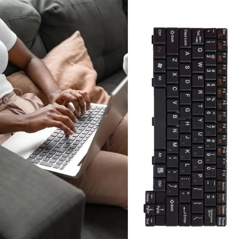Laptop Replacement Keyboard Lifebook P1510 P1510D P1610 P1620 English Zpaxo