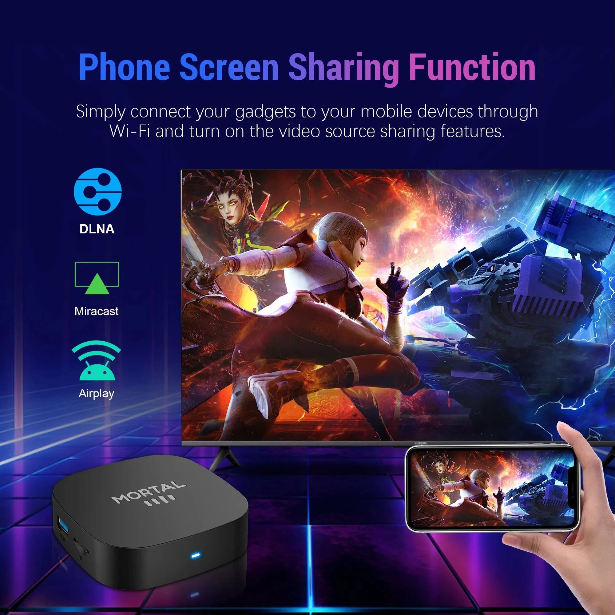 2026 New Smart TV Box Android 14 WiFi 6 BT 5.4 Dual UI Interface 4K Ultra HD Smart Media Player EU plug Zpaxo