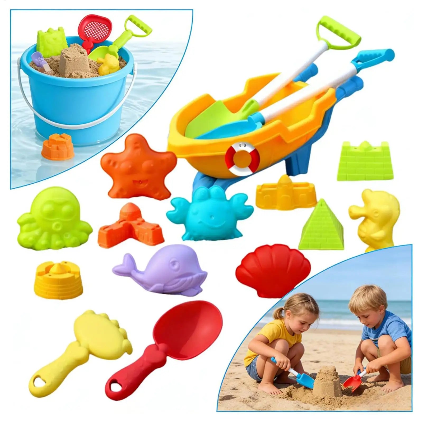 Beach Toys Interactive Outdoor Beach Games Travel Sand Toys for Backyard Playground Park Summer Vacation Picnic Camping Water Zpaxo