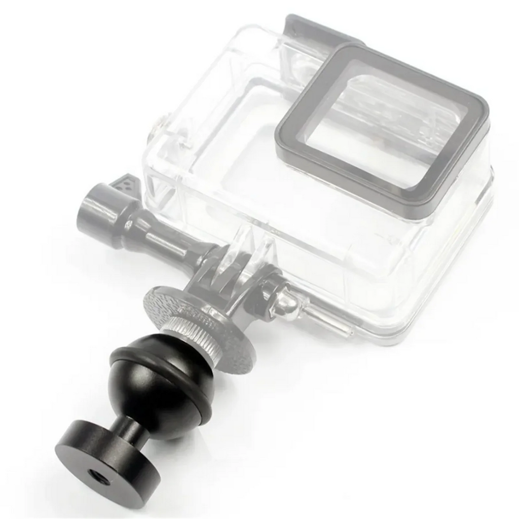 1'' Ball Adapter 1 4 3 8 Hole Head Mount Gopro Action Camera