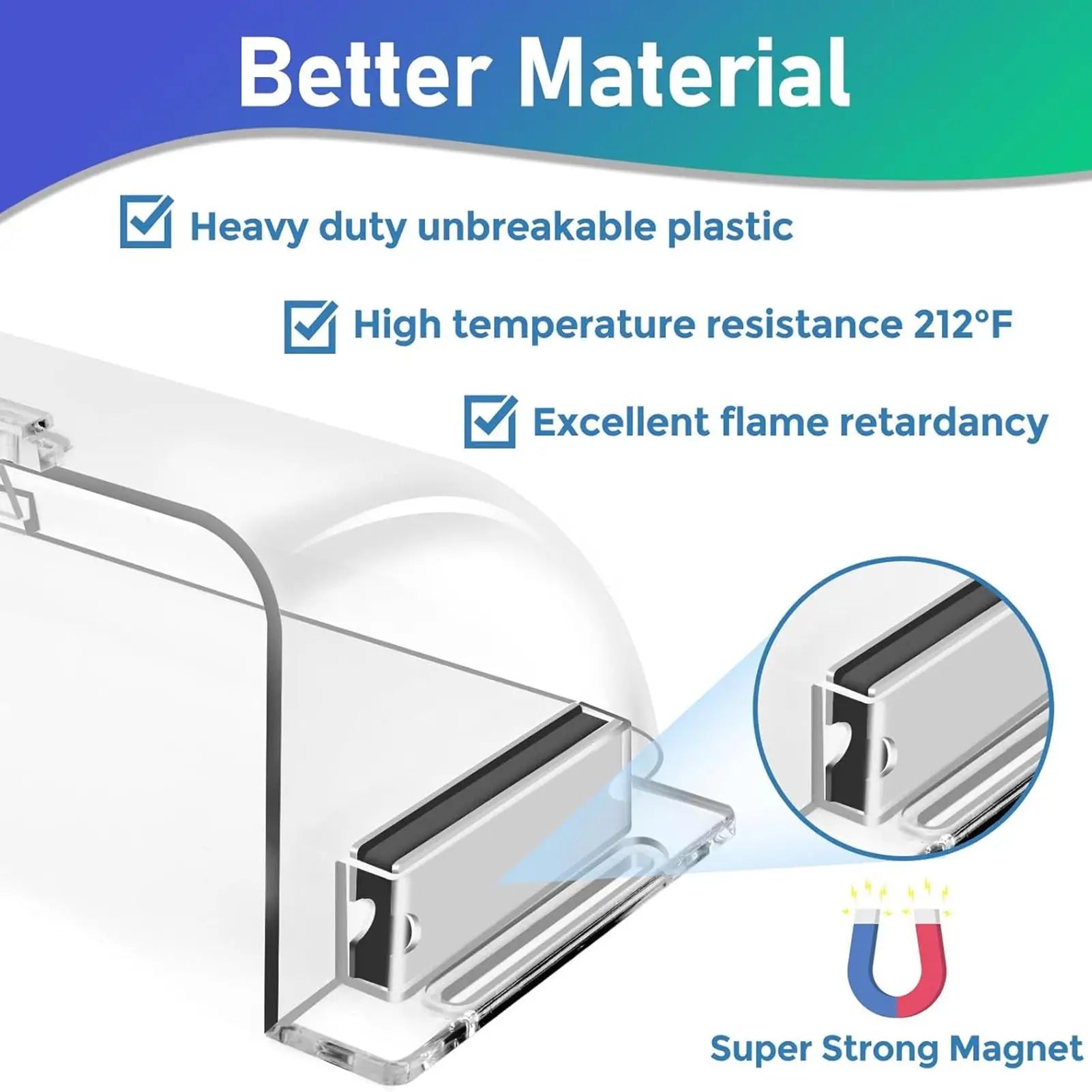 Magnetic Ceiling Vent Deflector Extendable Anti-direct Blowing Air