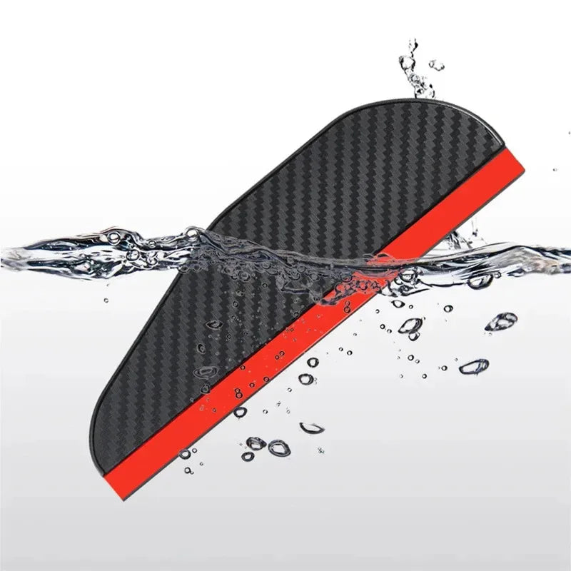 Carbon Fiber Car Mirror Rain Cover Shield | Universal Fit 1–4 Pairs