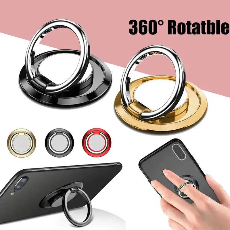 Luxury Rotatable Finger Ring Mobile Phone Holder Stand Grip Universal Zpaxo