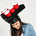 Inflatable Triangle Hat for Ping Pong Toss Game Fun Tossing Props Inflatable Beer Soda Drink Cup Holder Exciting Party Toys Zpaxo Default Title