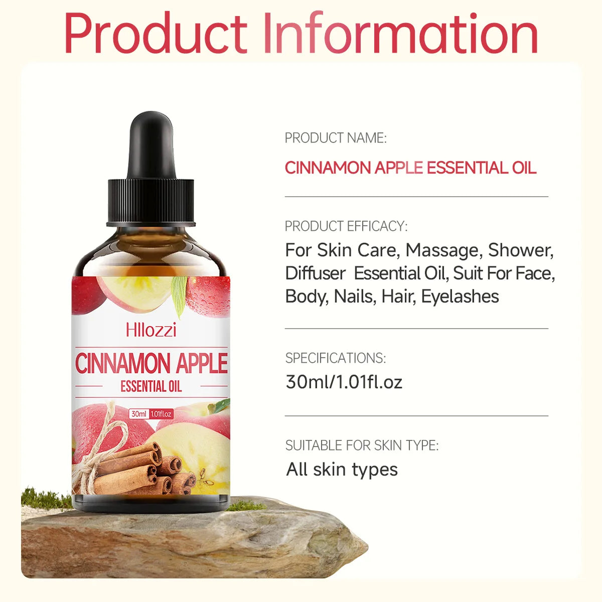 Cinnamon Apple Essential Oil Combination Woody Fruity Notes Suitable Zpaxo