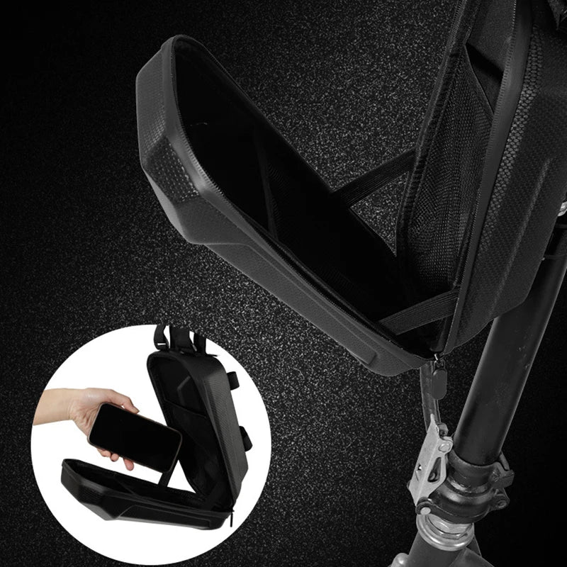 Electric Scooter Front Bag Waterproof EVA Hard Shell Bags Reflective Handlebar Hanging Bag Storage Accessories For Xiaomi M365 Zpaxo