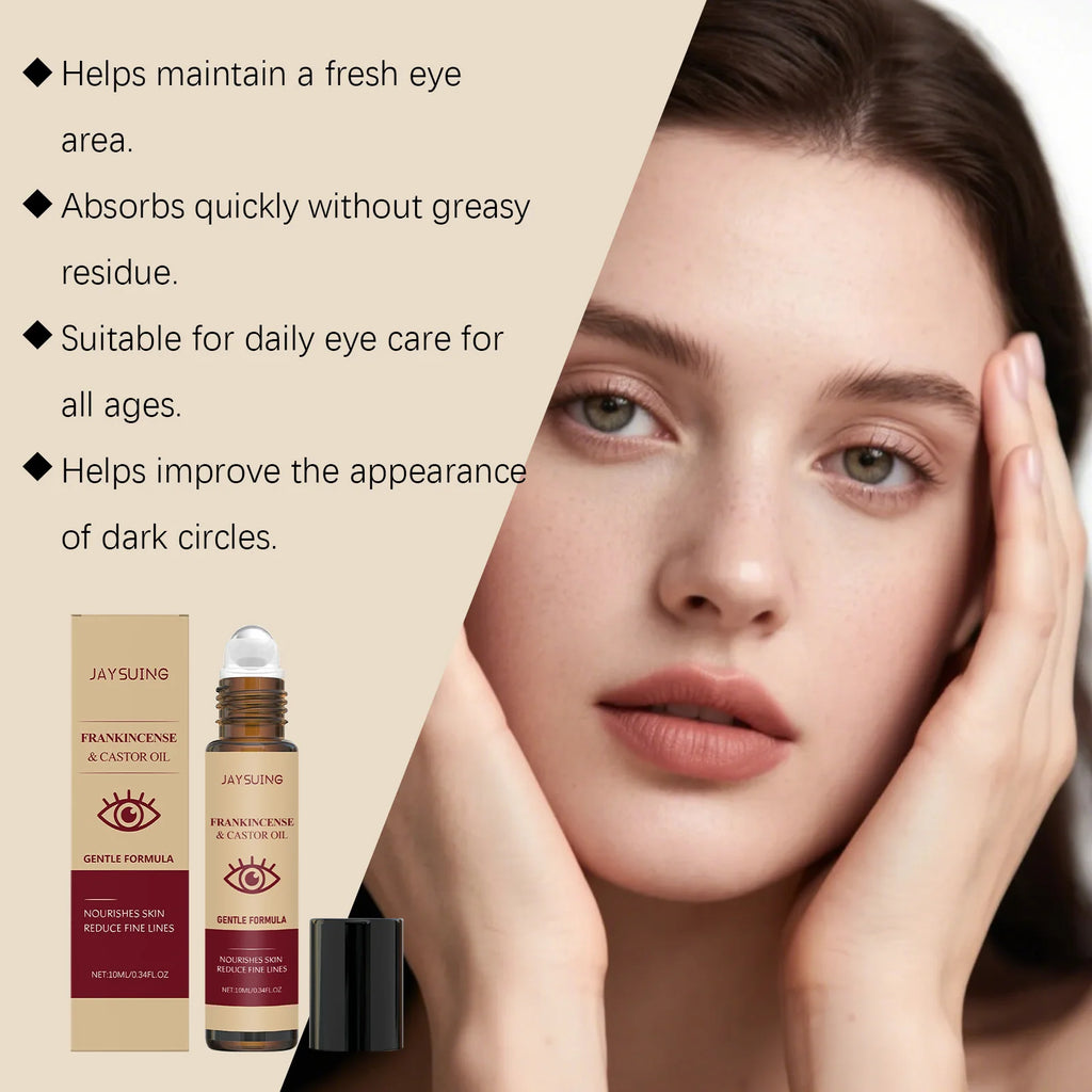 Castor Oil Eye Serum – Dark Circles, Puffiness & Fine Lines Eye Care Serum Zpaxo