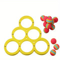 Fun Splash Christmas Party Sports Floating shower Game Toy - Durable EVA Material, Random Color Ball, Perfect for Christmas Fun Zpaxo 1set