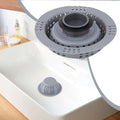 Shower Drain Hair Catcher Silicone Foldable Bathtub Cover Stopper