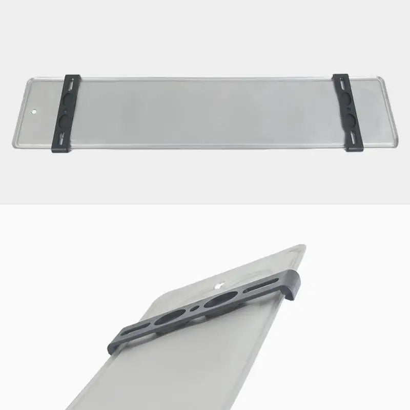 Frameless Universal License Plate Frame Reusable Invisible