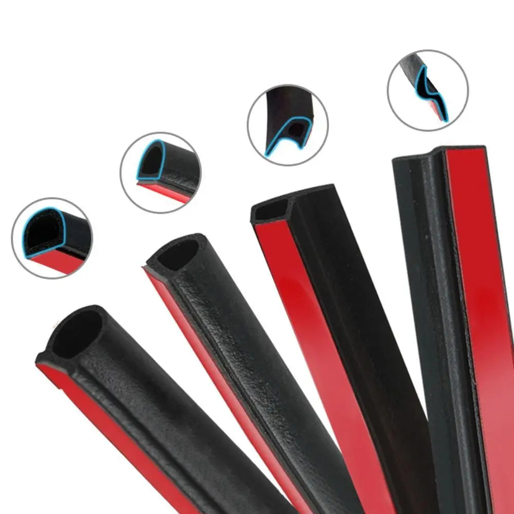 Car Door Anti-dust Z Shaped Trim Anti-collision Noise Insulation Auto Zpaxo