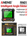 ANENG RN01 Digital Inclinometer 4-Side Strong Mag Angle Gauge 0 05
