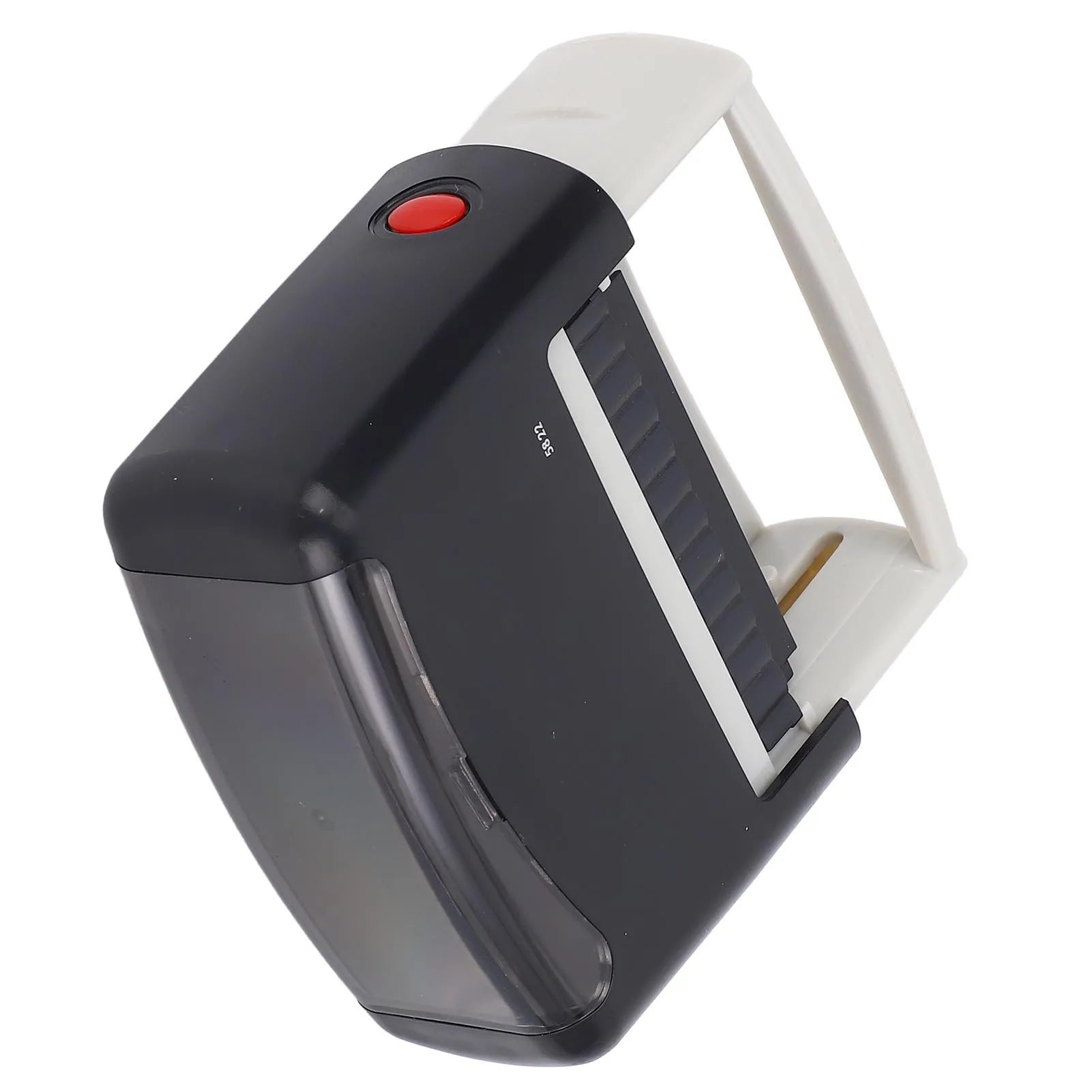 Self Inking Stamper Letter Number Symbol Refillable Automatic Press Stamper Ink Stamper for Office School Home 58x22MM Shell Zpaxo
