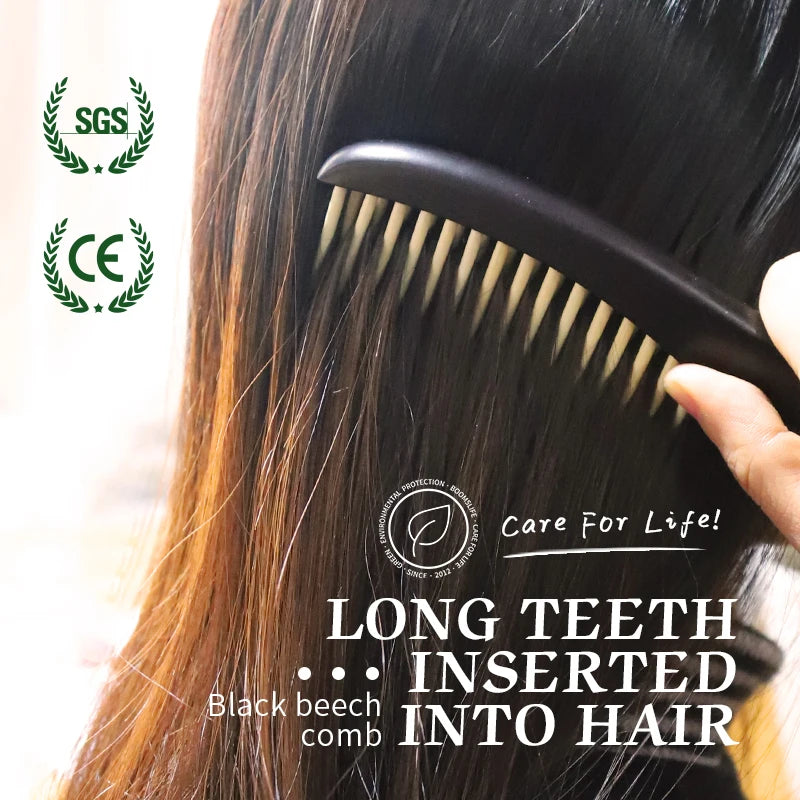 Wide Tooth Hair Combs Anti-Static Wood Comb for Styling Detangling Hair Brush for Women Head Acupuncture Point Massage Brush Zpaxo