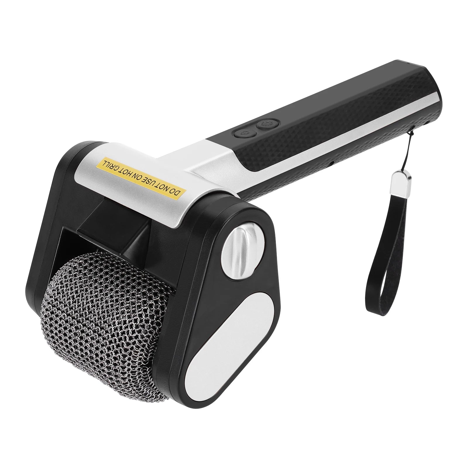 Electric Stainless Steel Grill Brush Rechargeable Roller BBQ Cleaner
