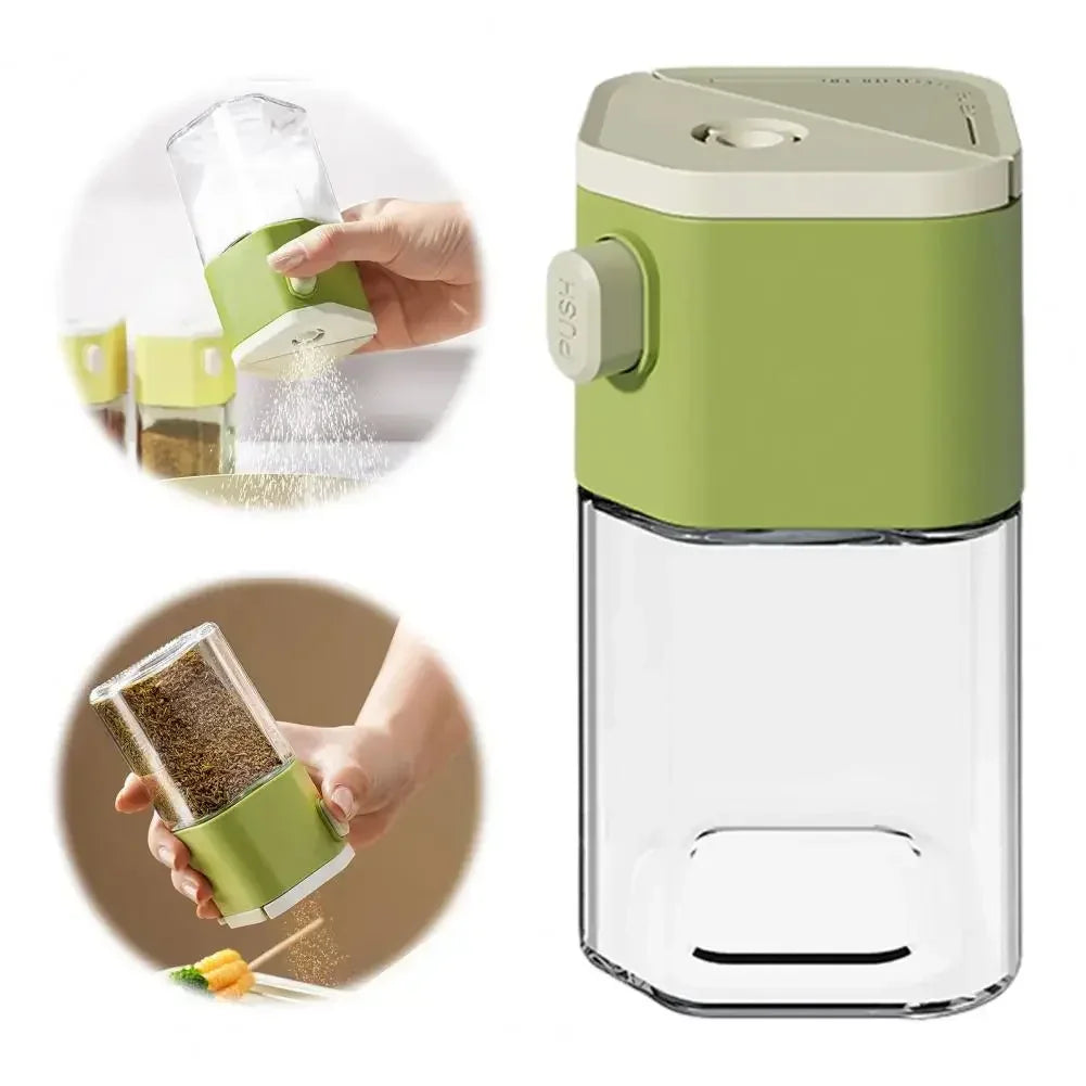 2026 New Kitchen Quantitative Salt Bottle Spice Can Pepper Chili Powder Jar Glass Seasoning Tank Sealed Moisture-proof Gadgets Zpaxo