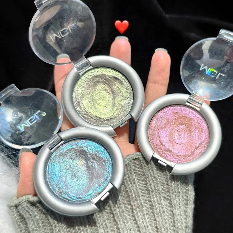 Metallic Eyeshadow Palette Pearl Glitter Creamy Shine Sparkle Eyelid