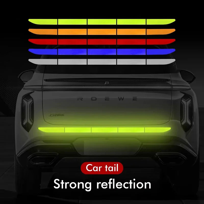 Reflective Car Sticker Warning Safety Tape Anti Collision Night