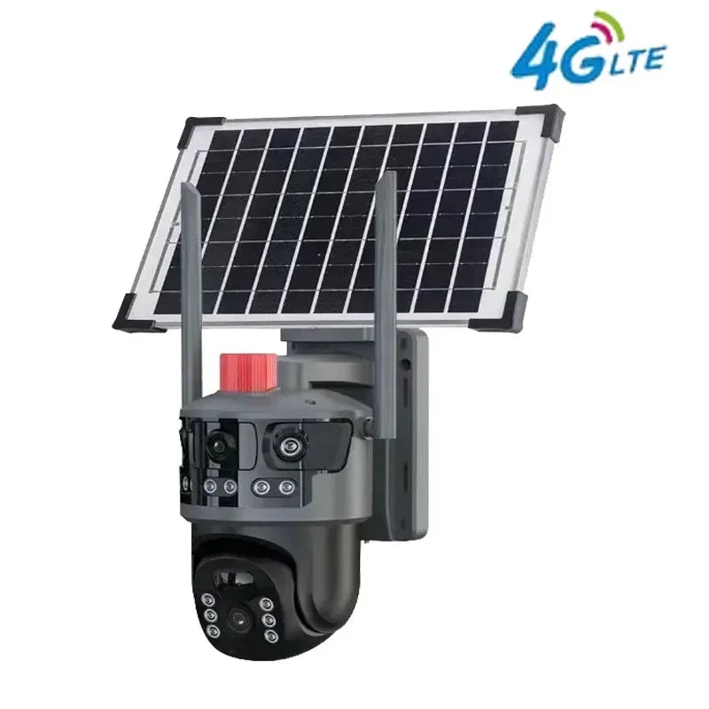 V380 Wireless Solar-powered Security Camera Outdoor IP Cam 3MP Wifi Zpaxo 4G 8w-3MP China Mainland