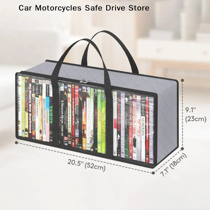 Large Capacity Non Woven Fabric Organizer Bag Dvd Storage Comic Book