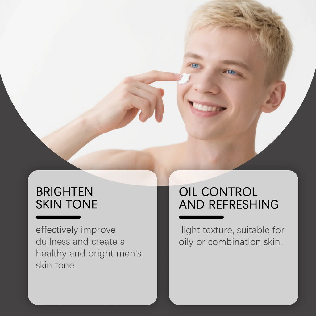 Men's Concealer Cream Nourishing Brightening Skin-Friendly Natural Conceal Fresh Hydrating Improves Dullness and Fatigue Concea Zpaxo