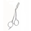 Stainless Steel Eyebrow Scissors Comb Makeup Trimming Knife Men Women