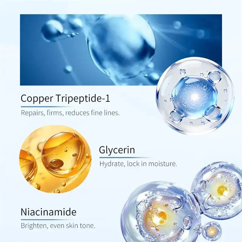 Blue Copper Peptide Face Cream – Firming & Hydrating Capsules Peptide Face Cream Zpaxo