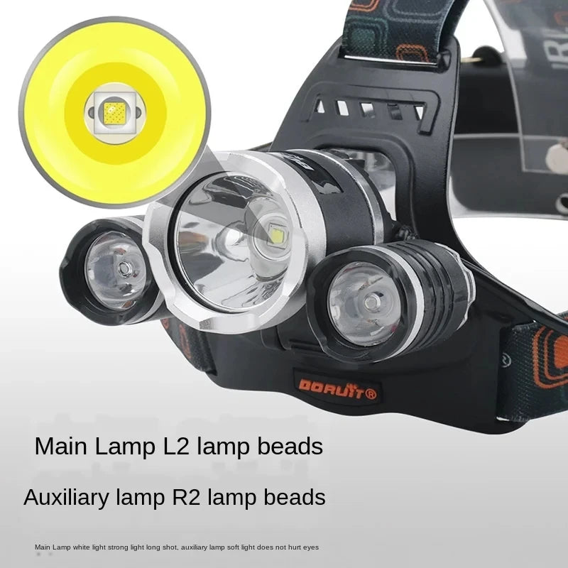 KDULIT 10W LED Rechargeable Headlamp – Waterproof 18650